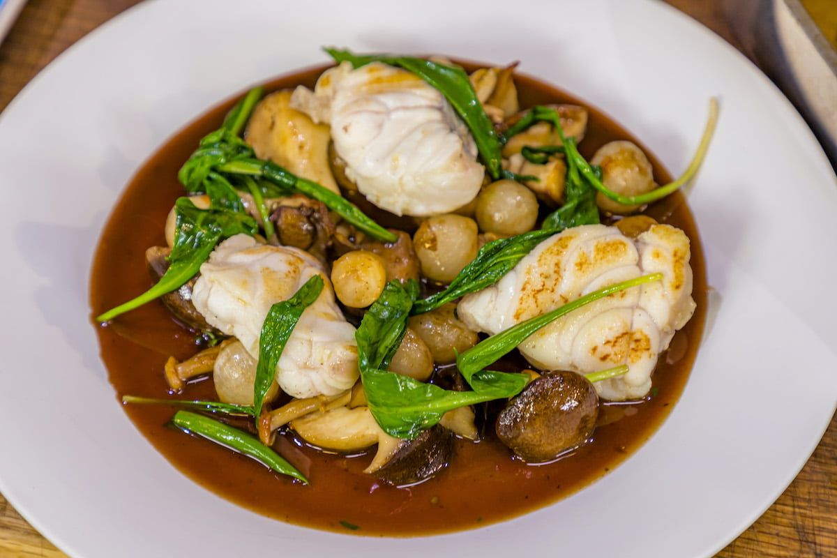 Monkfish with Bordelaise Sauce and Mushrooms | James Martin Chef